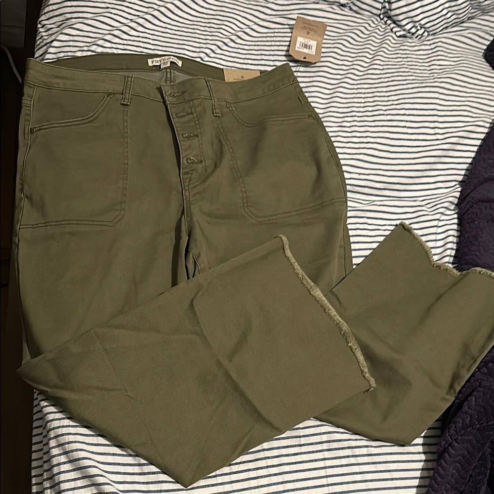 Frye Olive Green Trousers